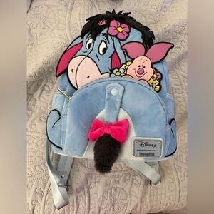Disney Eeyore and Piglet Velvet Loungefly